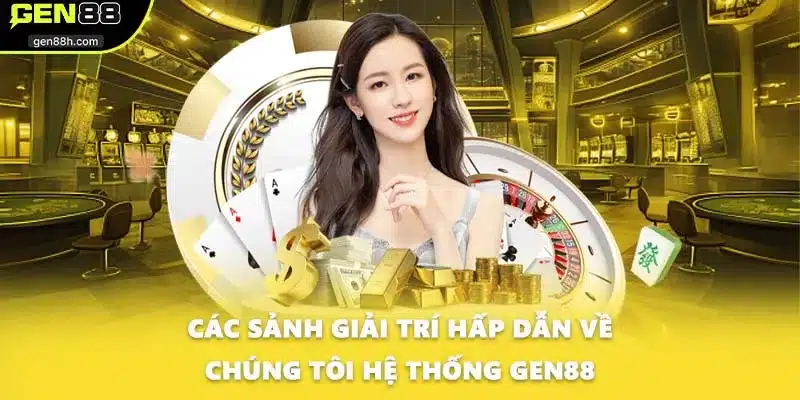 Các sảnh giải trí hấp dẫn về chúng tôi hệ thống GEN88