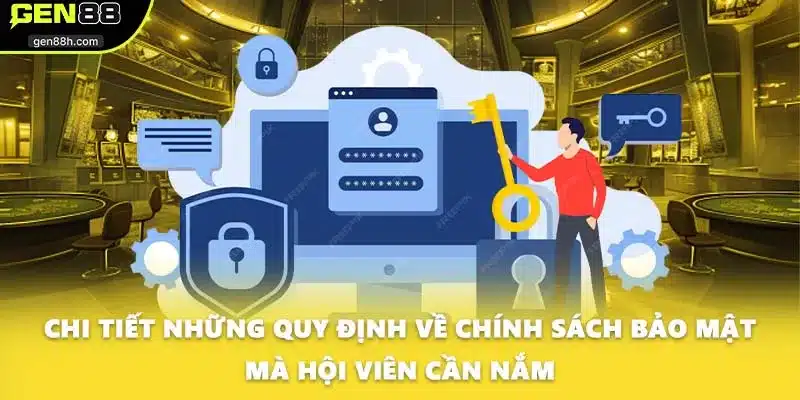 Chi tiết những quy định về chính sách bảo mật mà hội viên cần nắm