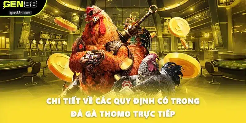 Chi tiết về các quy định có trong đá gà Thomo trực tiếp