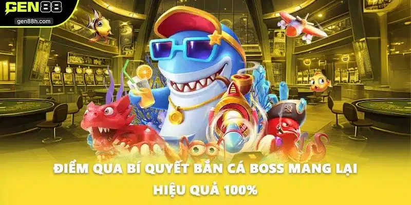 Điểm qua bí quyết bắn cá boss mang lại hiệu quả 100%