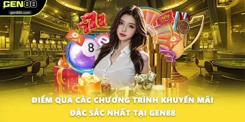 Điểm qua các chương trình khuyến mãi đặc sắc nhất tại GEN88