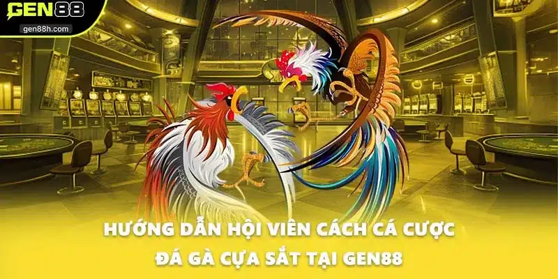 Hướng dẫn hội viên cách cá cược đá gà cựa sắt tại GEN88