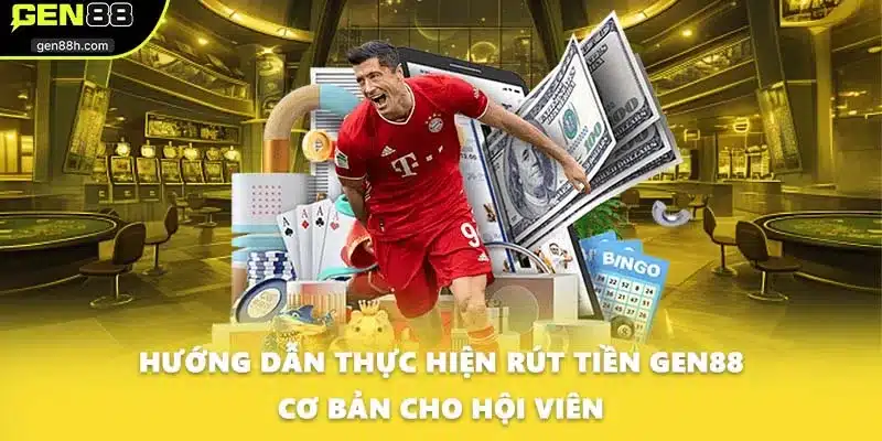 Hướng dẫn thực hiện rút tiền GEN88 cơ bản cho hội viên