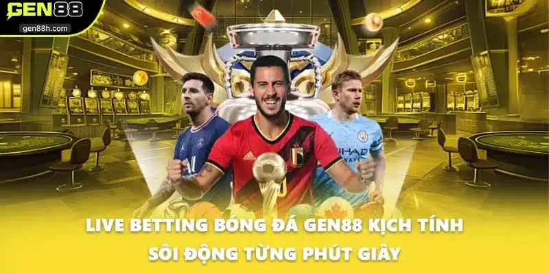 Live Betting Bóng Đá GEN88 Kịch Tính Sôi Động Từng Phút Giây