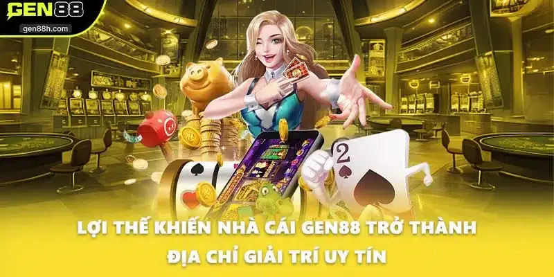 Lợi thế khiến nhà cái GEN88 trở thành địa chỉ giải trí uy tín