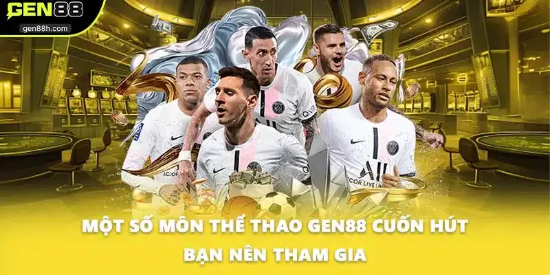 Một số môn thể thao GEN88 cuốn hút bạn nên tham gia