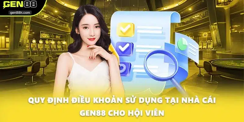 Quy định điều khoản sử dụng tại nhà cái GEN88 cho hội viên