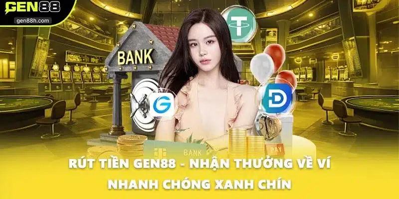 Rút Tiền GEN88 - Nhận Thưởng Về Ví Nhanh Chóng Xanh Chín