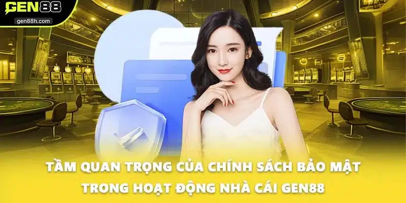 Tầm quan trọng của chính sách bảo mật trong hoạt động nhà cái GEN88