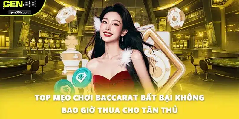 Top mẹo chơi Baccarat bất bại không bao giờ thua cho tân thủ